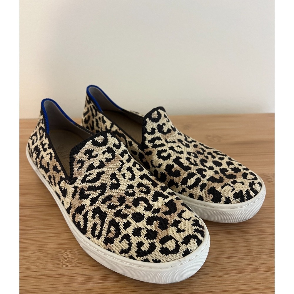 Rothy's Women's Limited Retired Camo Cat Leopard Original Slip On Sneaker Sz‎ 7